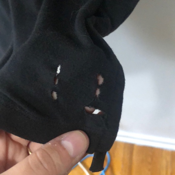 Slinky Black Underdress/Pyjama Dress - Picture 3 of 3